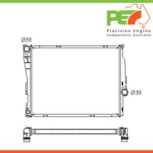 Brand New * PROTEX * Radiator For BMW 3 Series E46 - 316 & 318 Part# RADB039 - Imagen 1 de 4