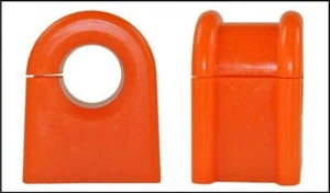 Arbustos de barra antivuelco delantero para Jeep Grand Cherokee (WJ) 1998-2004 en polietileno Flo-Flex - Imagen 1 de 2