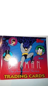 Batman The Animated Series Topps karty kolekcjonerskie, pokrywa pudełka, jak nowa - Zdjęcie 1 z 2