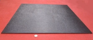 Schwarzes ABS-Blatt 1/4"" (0,236"" x 24"" x 24"" Haarzelle einseitig strukturiert - Bild 1 von 12