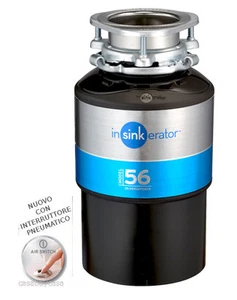 Tritarifiuti smaltimento rifiuti lavello Insinkerator ISE56 Pulsante pneumatico - Foto 1 di 1