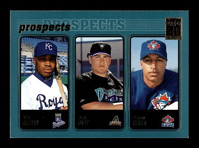 2001 Topps Baseball #736 Vernon Wells Prospects Rookie Toronto Blue Jays - Image 1 of 2