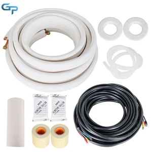 1/4In - 1/2In Dia. 50 Feet Install Kit Mini Split Line Connection Accessory Kit - Picture 1 of 12