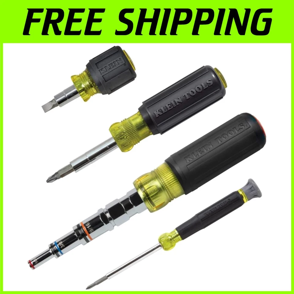 4-Piece Precision Multi-Bit Tool Set with Magnetic Shaft - Ideal for DIY - Image 1 of 4
