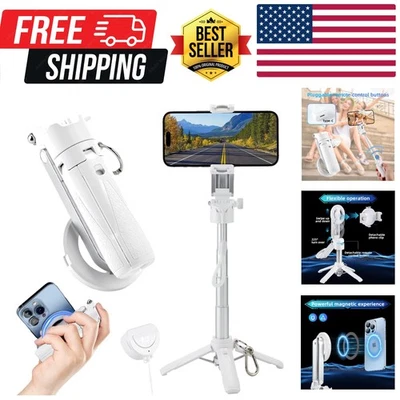 Soporte para trípode Magsafe para iPhone, palo selfie portátil tamaño bolsillo con re... Foto 1 de 4