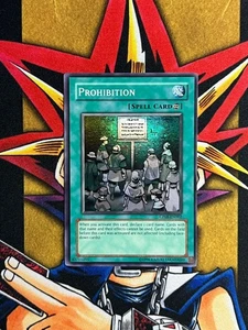 CP08-EN002 Prohibition Super Rare UNL Edition VLP Yugioh Card - Picture 1 of 2