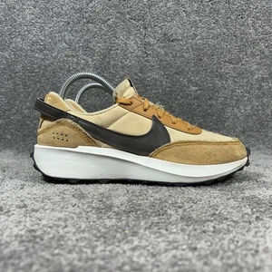 Nike Waffle Debut DH9523-200 Women’s Sz 8 Sesame Brown Trail Running Shoes Used - Picture 1 of 11