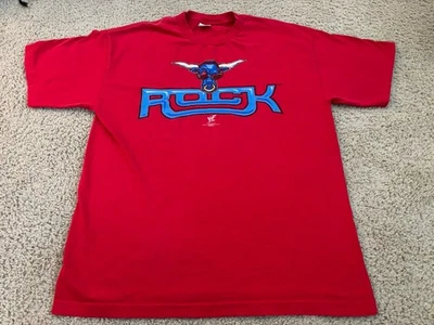 Camisa De Colección The Rock WWF Roja Brahma Bull Dwayne WWE Y2K Alstyle 1999 Talla XL RARA Foto 1 de 4
