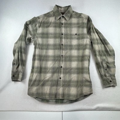 Scully 衬衫男式中号格子灯芯绒法兰绒牧场服西部工作衬衫 — 第 1/4 张图片