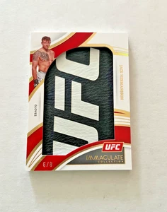 JACK HERMANSSON 2022 Panini Immaculate UFC Fighter Worn GLOVE Patch #'d /8 SSP - Picture 1 of 6