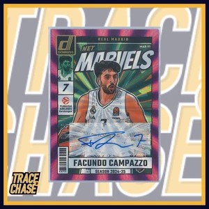 2024-25 Panini Donruss Euroleague Facundo Campazzo Net Marvels Signatures 09/25 - Picture 1 of 3