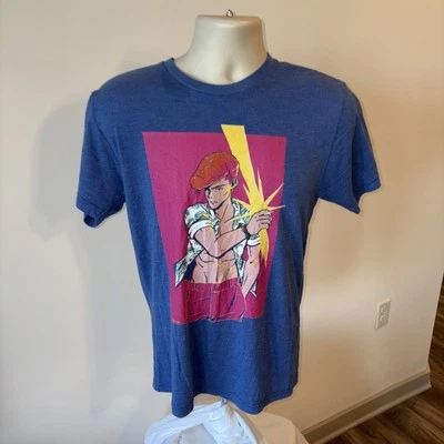 CAMISETA ANIME MASCULINA TAMANHO MÉDIO AZUL Next Level - Imagem 1 de 3