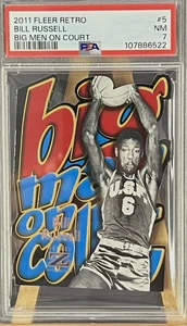 2011-12 Fleer Retro Bill Russell Big Men On Court #5 PSA 7 - Picture 1 of 2