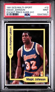 MAGIC JOHNSON 1991 SCD Multi-Sport Price Guide #12 PSA 9 POP 1. NONE HIGHER! - Picture 1 of 2