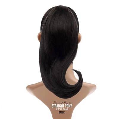 Pônei reto Rene of Paris preto - Imagem 1 de 4