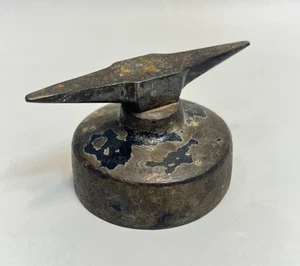 Antiker Mini Juwelier Amboss Uhrmacher Schmiede Werkzeug Gusseisen Kegelhorn - Bild 1 von 6