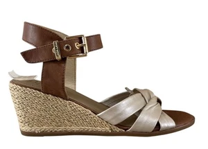 Lucca Lane Womens Hermoine Leather Open Toe Casual Espadrille Sandals Size 9 M - Picture 1 of 6