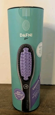 DAFNI GO HAIR STRAIGHTENING BRUSH BLUE VVV 158 751492603896 - Image 1 of 4
