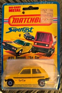 New in Package Matchbox LeCar No. 21 Renault ooh lala Le Car Yellow - Picture 1 of 1