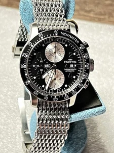 Fortis B-42 Automatic Chronograph Watch On Stainless Steel - Picture 1 of 14