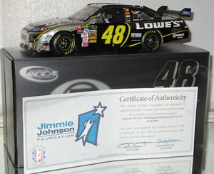 2008 RCCA JIMMIE JOHNSON #48 LOWE'S PLATINUM AUTOGRAPHED ELITE CAR#3/25 W/JJ COA - Picture 1 of 14