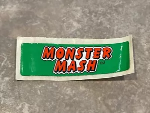 Vintage 1987 MONSTER MASH Board Game Parker Brothers 1980s Sticker Parts - Picture 1 of 5