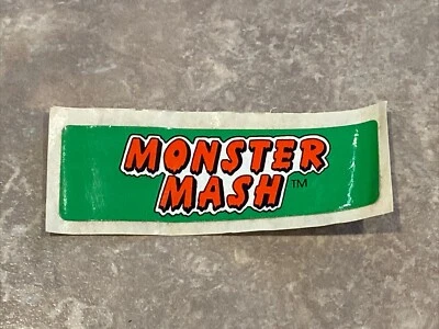 Vintage 1987 MONSTER MASH Board Game Parker Brothers 1980s Sticker Parts - Image 1 of 4
