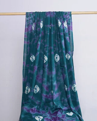 Boho Tie Dye Cotton Sewing Fabric – Ideal for Dresses, Pillows & Apparel Making - Image 1 of 4