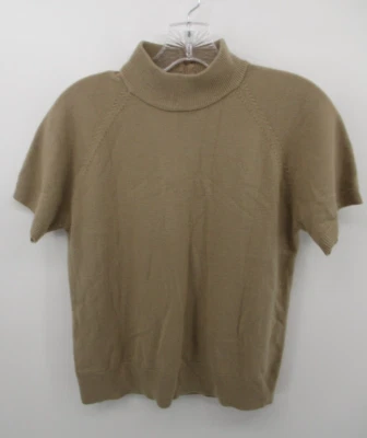 Passport Small Kurzarm-Acrylpullover mit hohem Kragen und Reißverschluss hinten - Bild 1 von 4