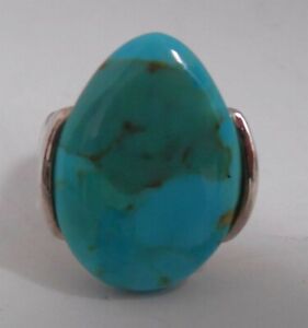 Barse .925 Sterling Silver Turquoise Ring sz 7