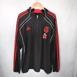 Liverpool Adidas Full Zip Jacke Herren XL schwarz 2010 Fleece Taschen Fußball - Bild 1 von 13