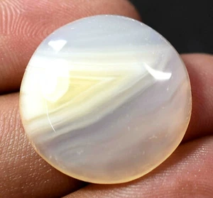 26.95 Ct Natural White Agate Designer Cabochon Beautiful AAA+ Quality Gemstone - Picture 1 of 4