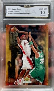 2003 Upper Deck Lebron James rookie Freshmen Season Gem mint 10 Paul Pierce - Picture 1 of 2