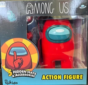 Among Us Actionfiguren AU6500 Serie 1 Fensterbox, 17 cm, Rot - Picture 1 of 4