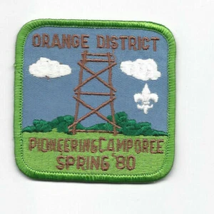 Consejo Occoneechee Distrito Naranja 1980 Camporee pionero [OTT247] - Imagen 1 de 1