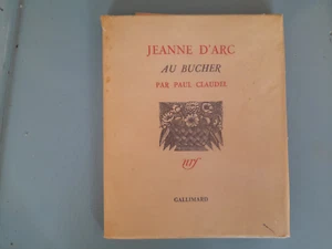 Jeanne d'Arc au bucher-Paul Claudel-NRF-EO-1939. - Picture 1 of 1