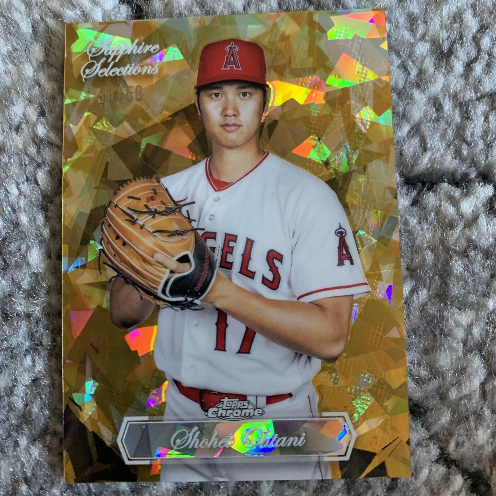 2023 Topps Chrome Update Sapphire Shohei Ohtani Gold Sapphire Selections /50
