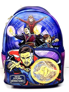 Loungefly Marvel Dr. Strange Multiverso Mini Zaino NUOVO Spedizione Veloce - Foto 1 di 12
