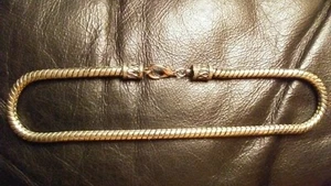 STAINLESS STEEL SNAKE CHAIN- 18 INCHES LONG - Picture 1 of 5