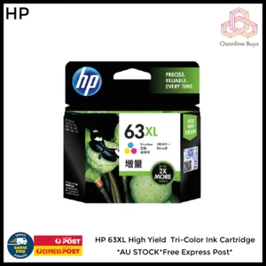 HP 63XL High Yield Tri-Color Ink Cartridge *AU STOCK*Free Express Post* - Picture 1 of 1