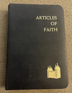 Vintage 1971 Articles of Faith James Talmage Leather Hardcover. Later Day Saints - Picture 1 of 6