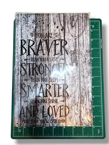 Winnie the Pooh Floating Metal Tin Sign Wall Art 8" x 12" inch Pre-drilled holes - Picture 1 of 4
