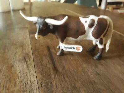 Figurine Schleich Taureau Longhorn neuf - Photo 1/3