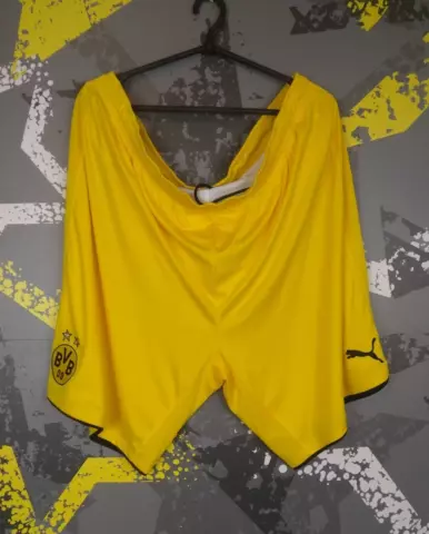 Borussia Dortmund Shorts Size XXL Soccer Puma ig93 Cover