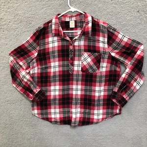 Faded Glory Women’s XL (16-18) pink Plaid Check - Picture 1 of 14