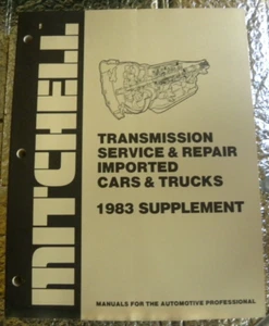 Mitchell Transmission Service & Repair Imported Cars & Trucks 1983 Supplement - Bild 1 von 7