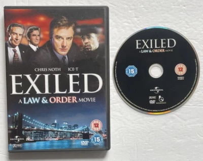 Exiled - A Law and Order Movie (2011, DVD) Chris Noth, ICE-T - MINT DISC - Image 1 of 4