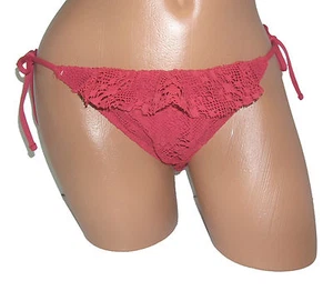 Ralph Lauren NEW Red Women's Size L Large 12 14 Swimsuit Bikini Bottom $56 S614 - Picture 1 of 2