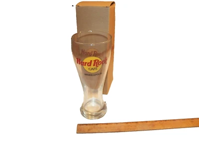 Vintage HARD ROCK CAFE "Minneapolis" Collectable Pilsner Beer Glass - Image 1 of 4