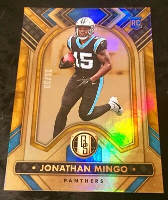 2023 Gold Standard #156 Jonathan Mingo Orange RC 16/30 Ole Miss Panthers - Image 1 of 2